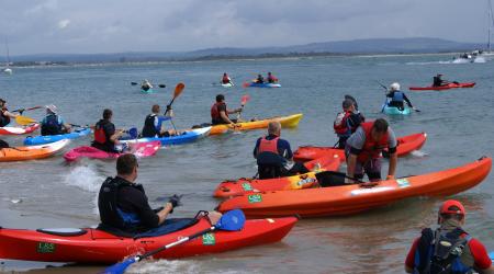 Kayak Around Hayling Island for charity 9