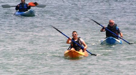 Kayak Around Hayling Island for charity 10