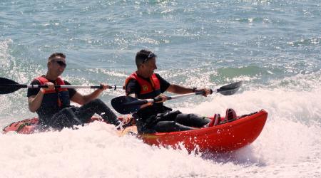 Kayak Around Hayling Island for charity 11