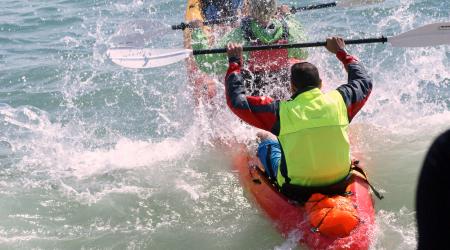 Kayak Around Hayling Island for charity 12